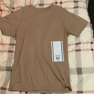BYLT premium basic tee. Beige